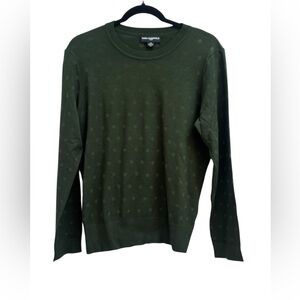 Karl Lagerfeld Dark Green Crewneck Sweater